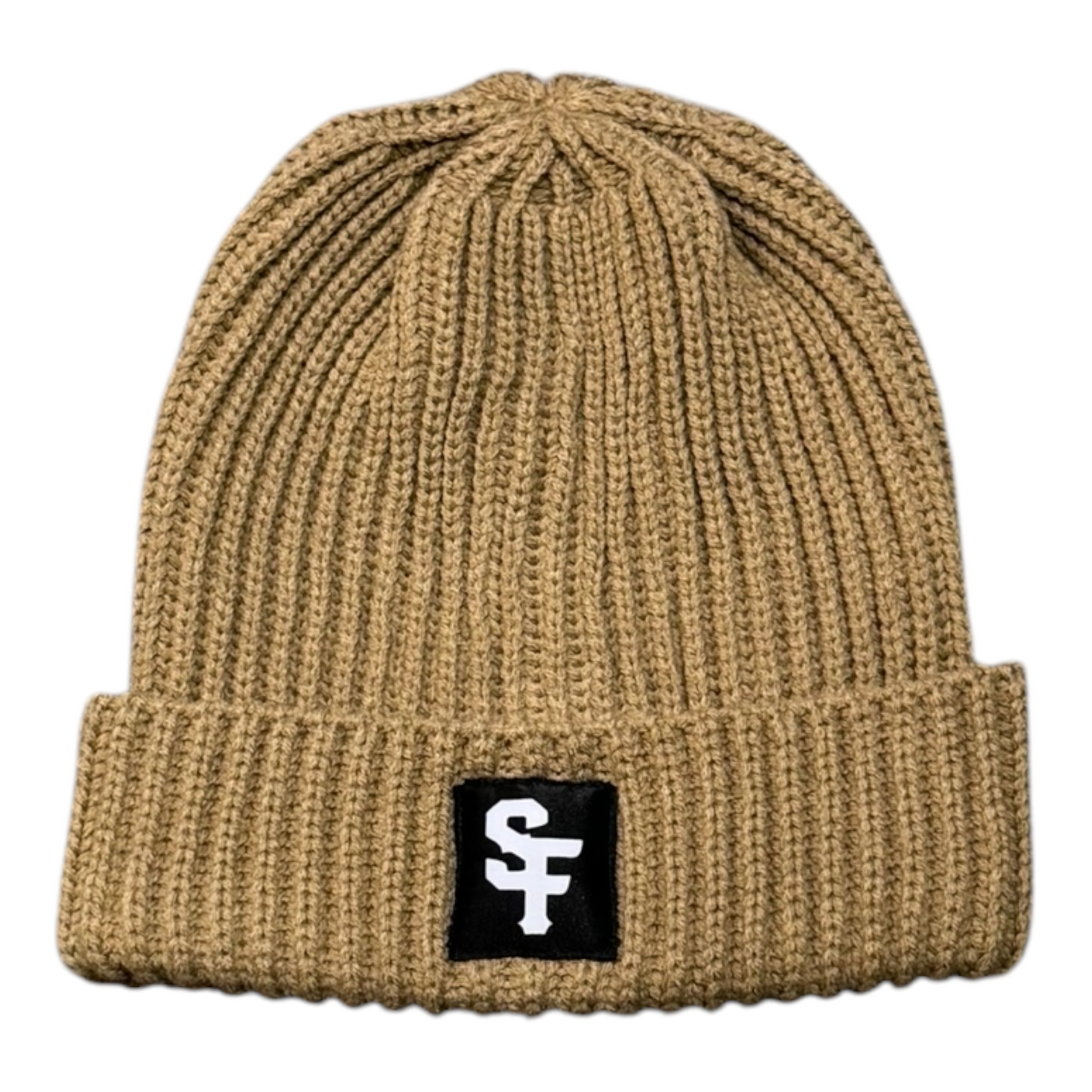 SF Monogram Beanie Hat