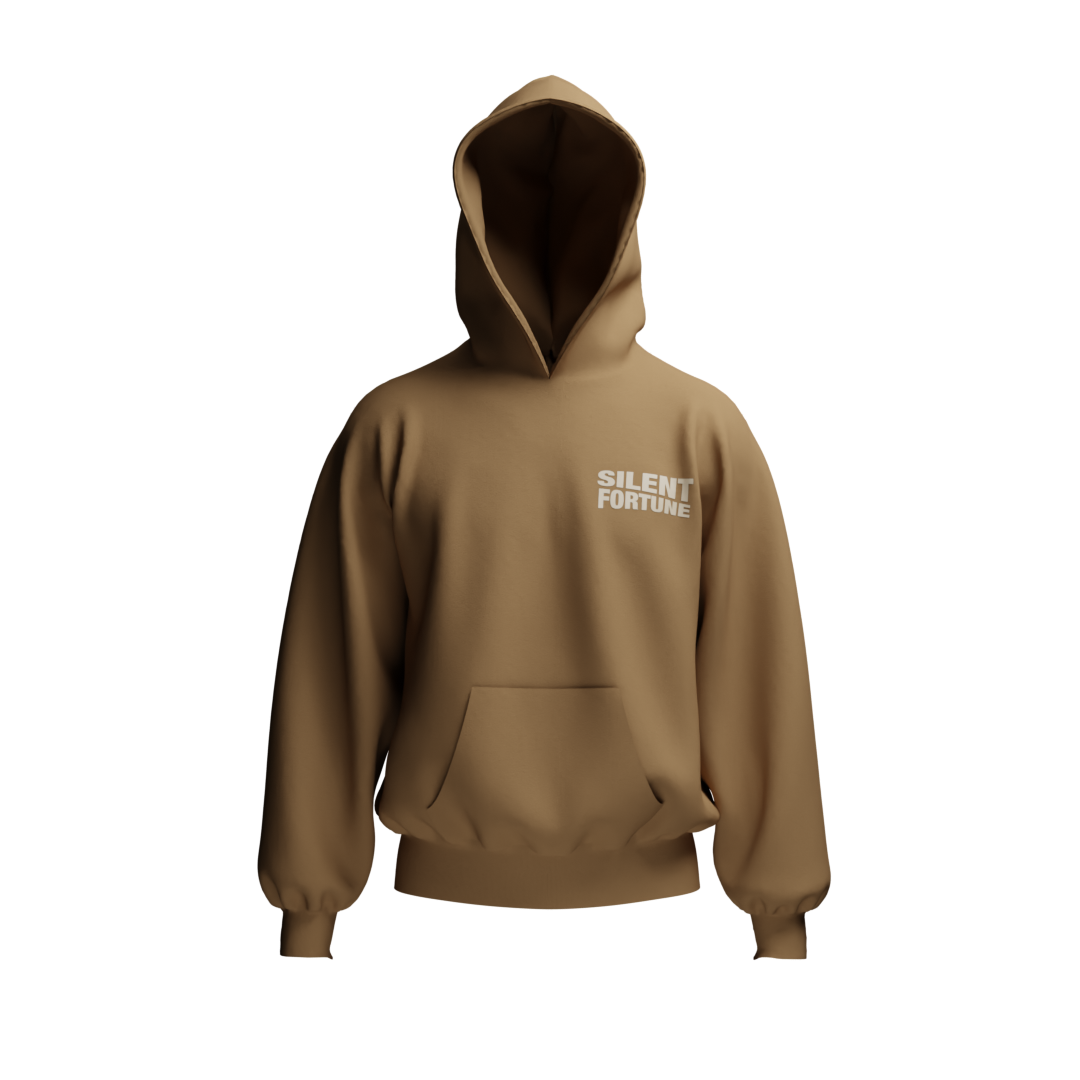 Lay Low & Prosper Hoodie Tan