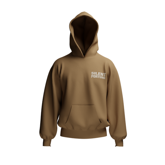 Lay Low & Prosper Hoodie Tan